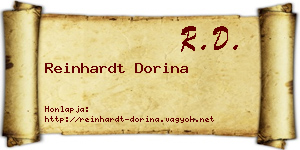 Reinhardt Dorina névjegykártya